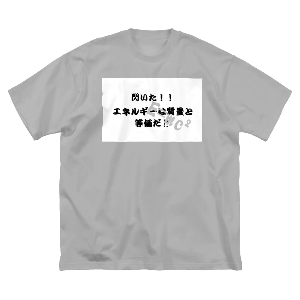 PhysicsのE=MC2 特殊相対性理論 ビッグシルエットTシャツ