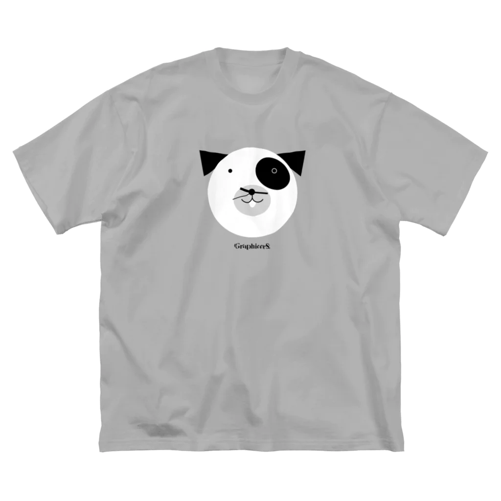 Graphicersのclock Tiny Dog ビッグシルエットTシャツ