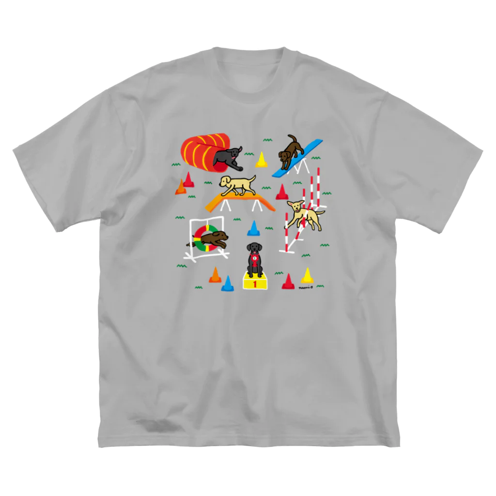 ハッピー・ラブラドールズのラブラドールアジリティ Big T-Shirt