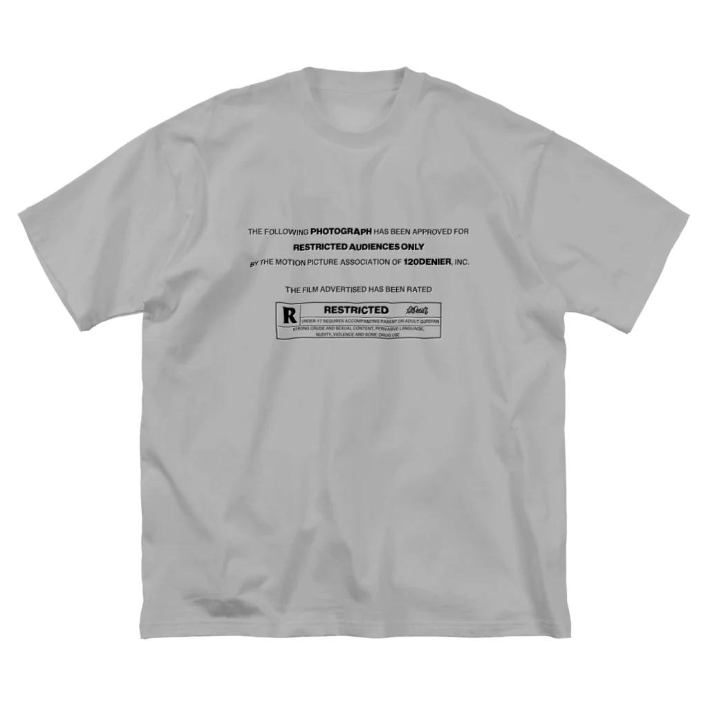 120DENIER Supply Clothingの"RESTRICTED" ビッグシルエットTシャツ