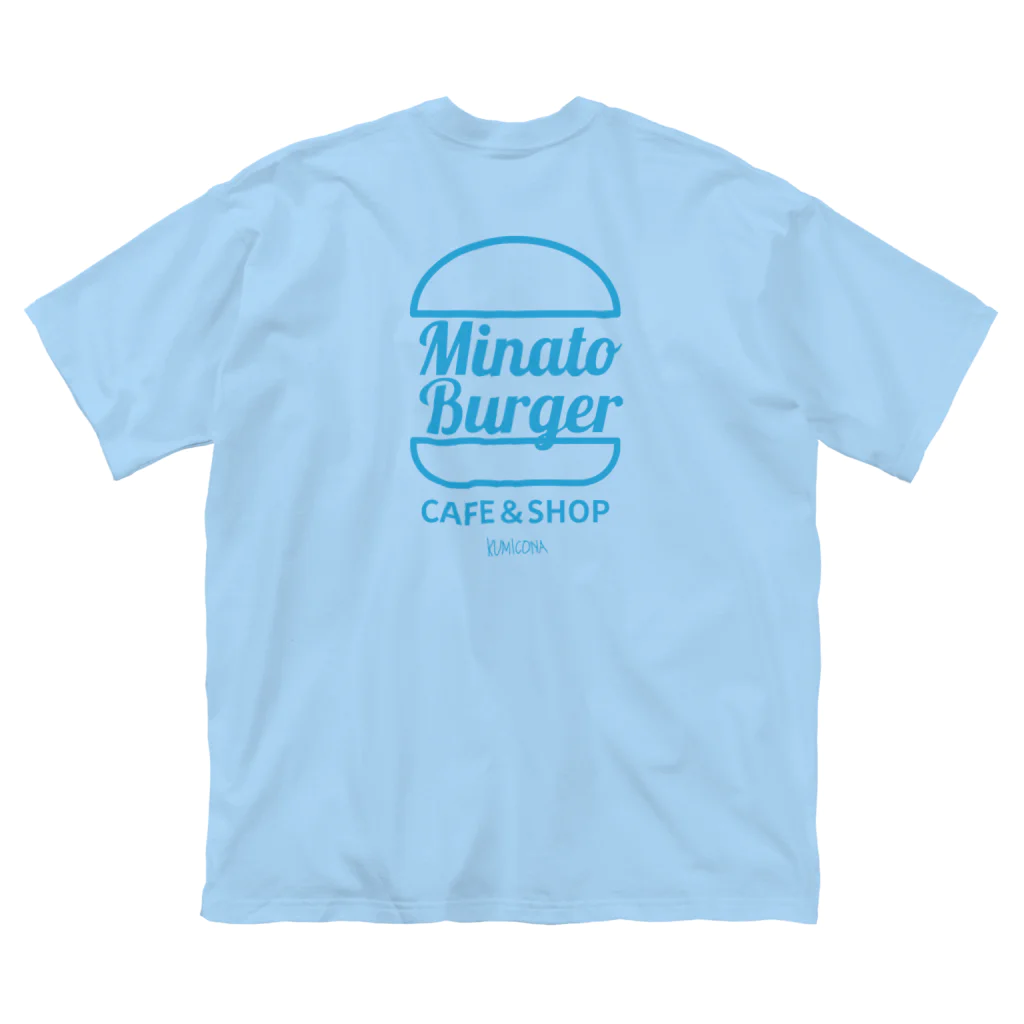 kumiconaShopのミナトバーガー_ロゴグッズ(MinatoBurger) ビッグシルエットTシャツ