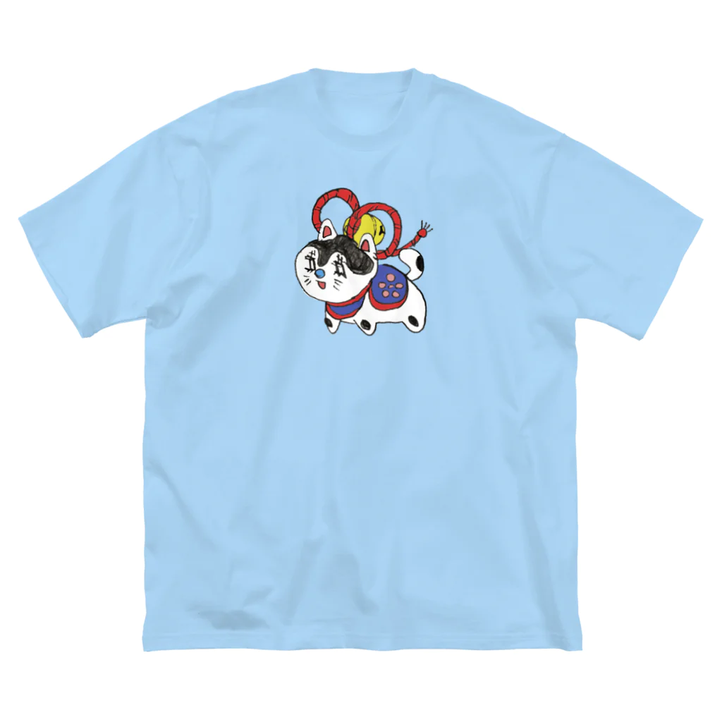 うさぎちゃんアイランドの犬張子ちゃん ビッグシルエットTシャツ