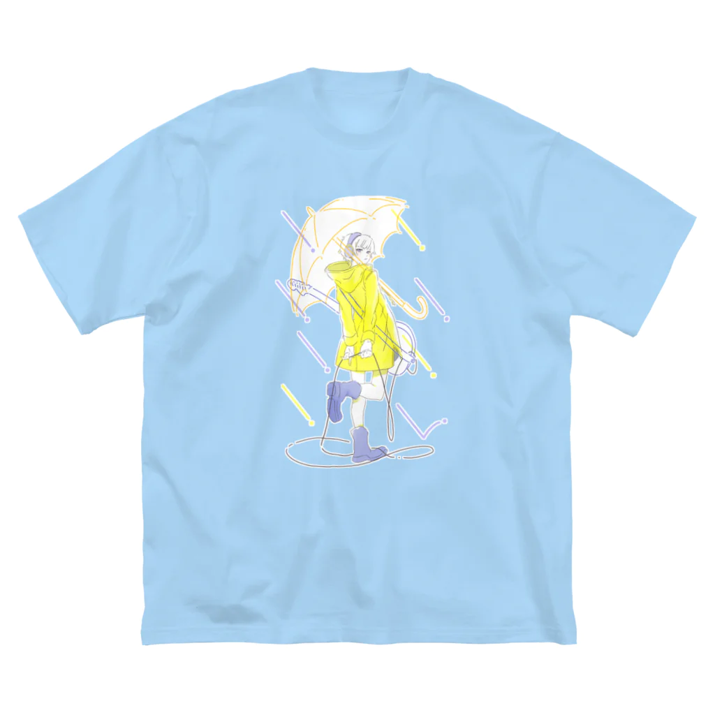 ClowZ ／ 渡瀬しぃののレイニー ビッグシルエットTシャツ