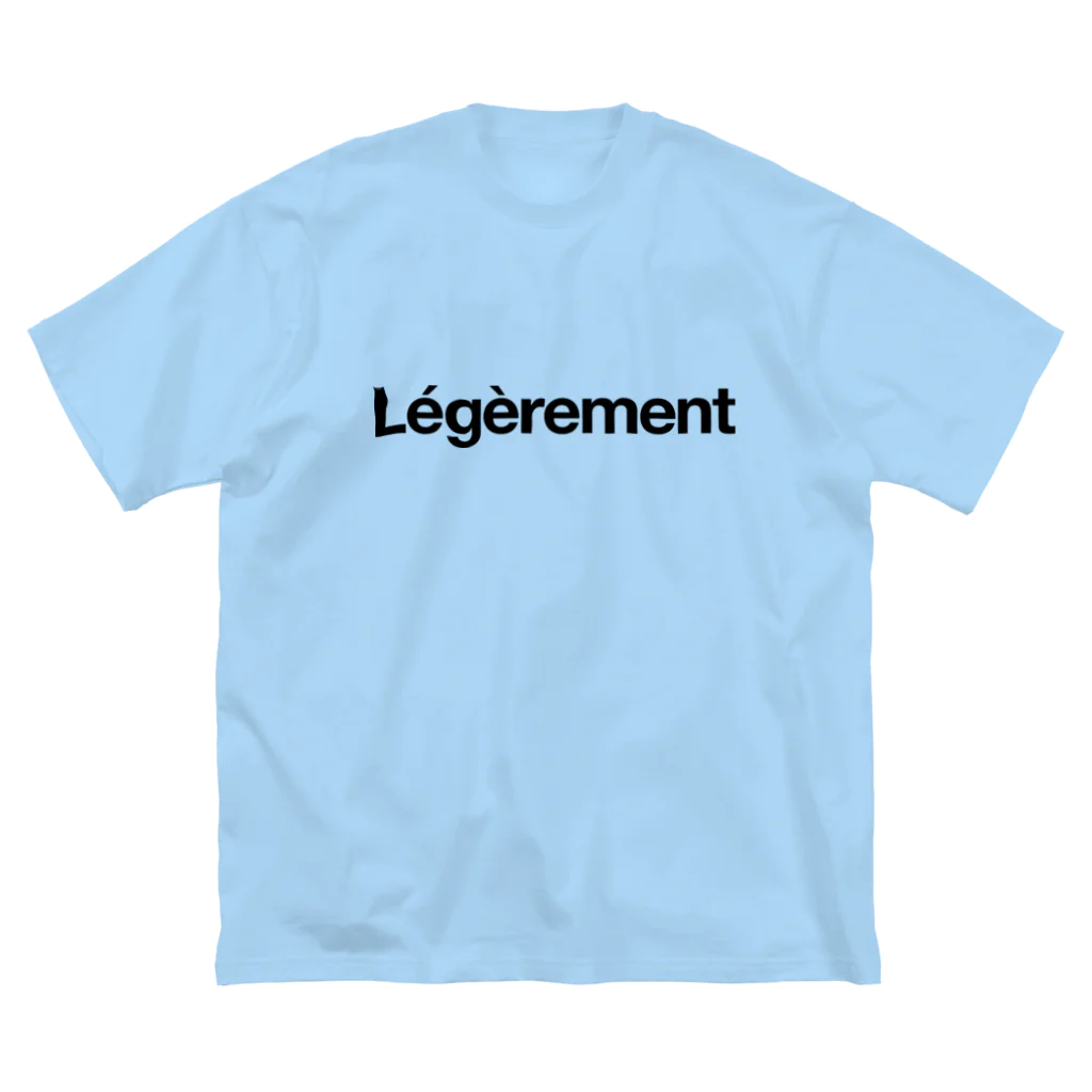 LégèrementのLégèrement-Kuro Big T-Shirt