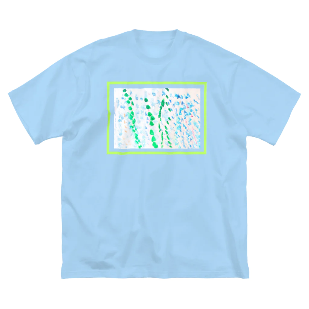 まつこのSummer　Rain ビッグシルエットTシャツ