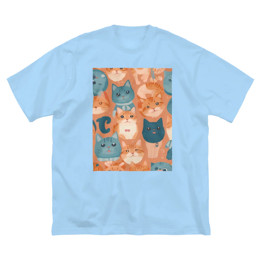 aokitaの少し不思議なねこのアート Big T-Shirt