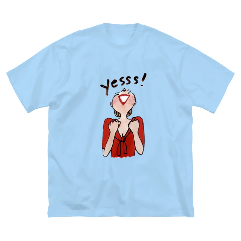 アンティークZeeeのYES! ポジティブWoman ビッグシルエットTシャツ