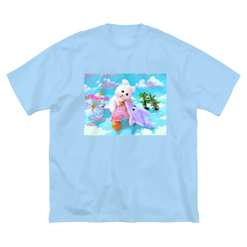 くまきちショップやさんのくまきちの夏休み Big T-Shirt