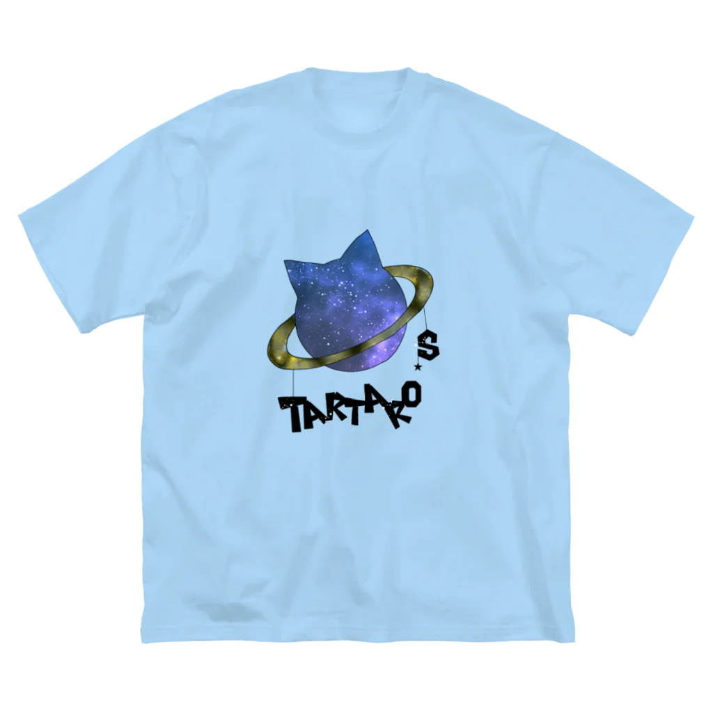  らむ☪の惑星のネコ ビッグシルエットTシャツ