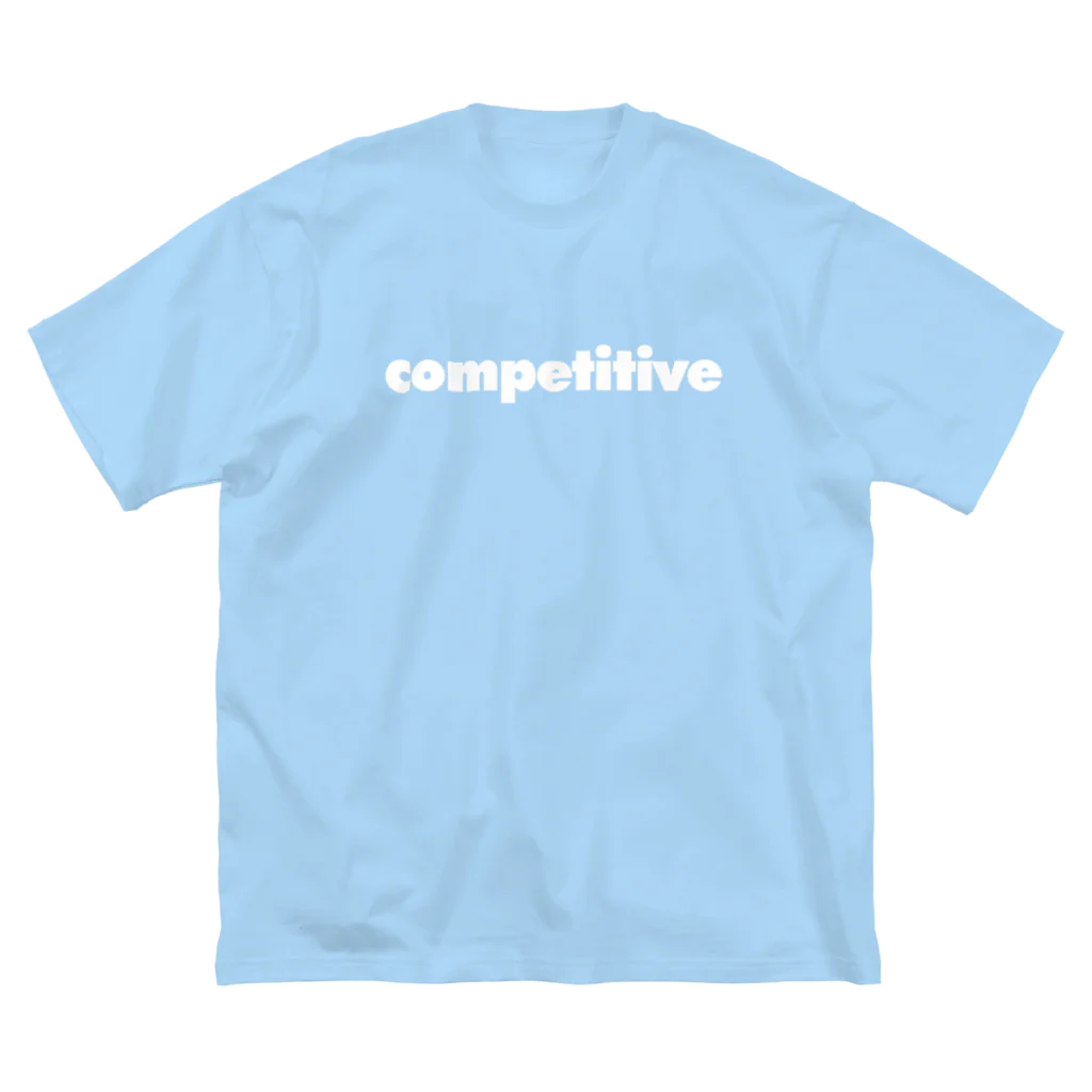 #jubistagram official shopのcompetitive　負けず嫌い ビッグシルエットTシャツ