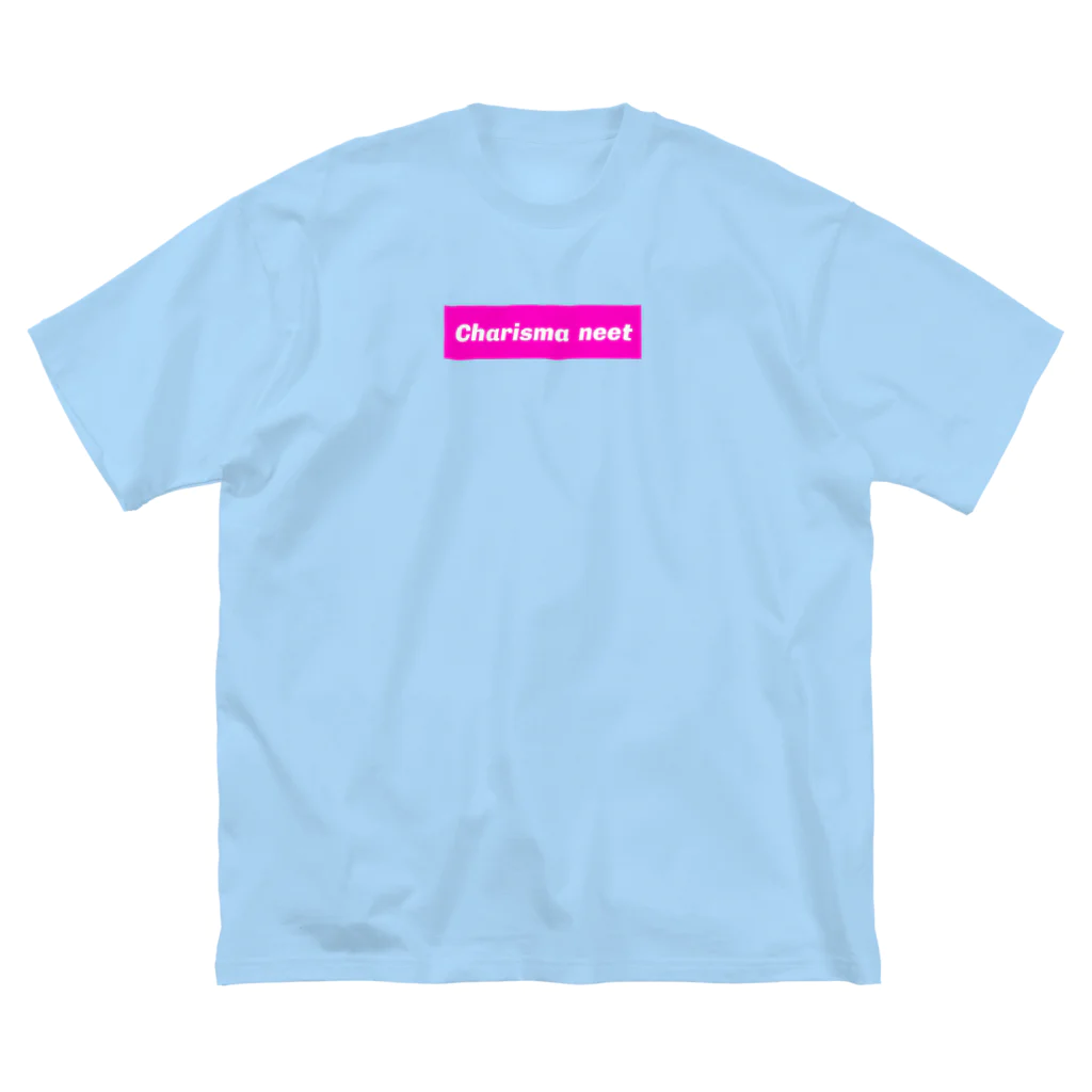 カリスマニートのCharisma neet ピンクボックス ビッグシルエットTシャツ