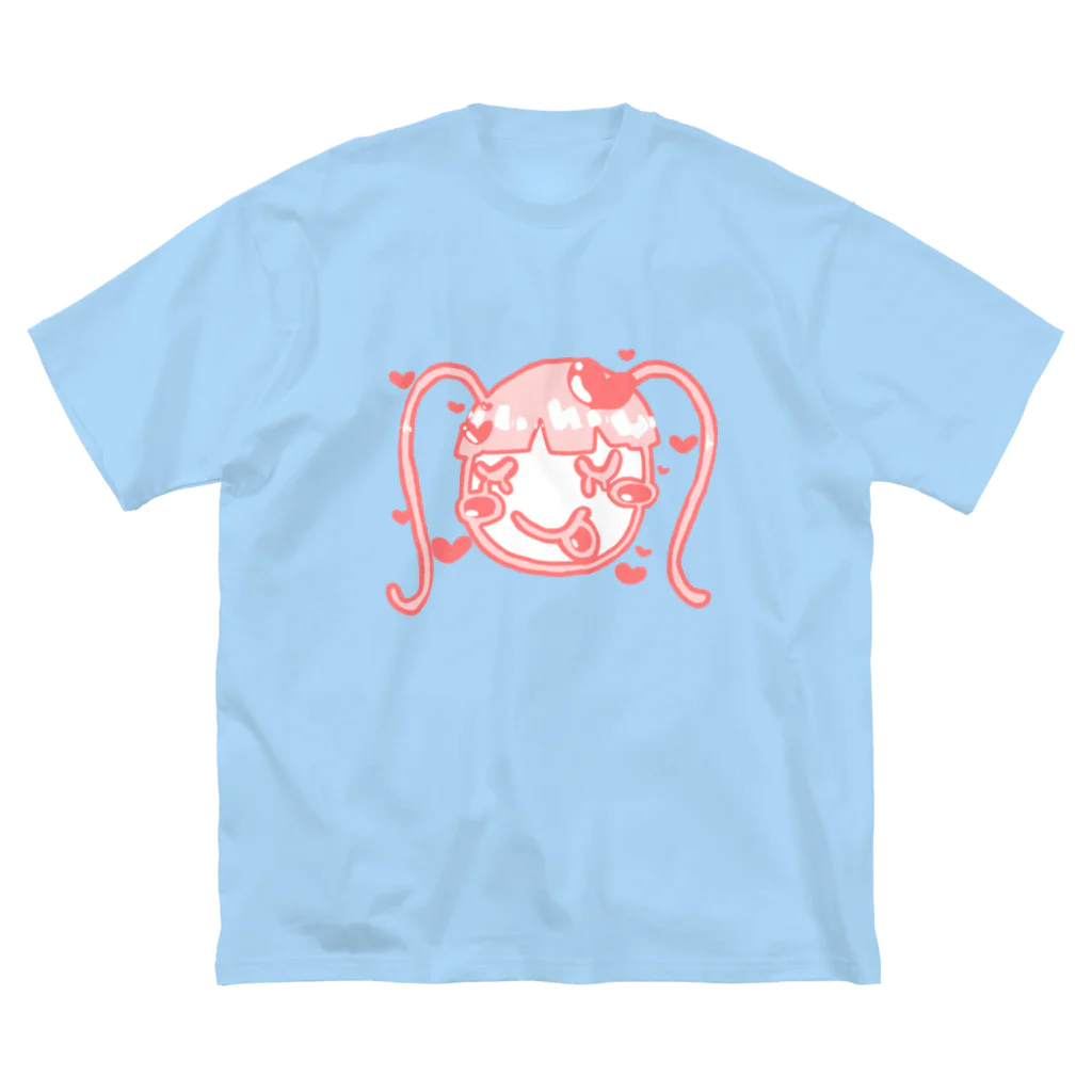 北神のハートのピンク子ちゃん ビッグシルエットTシャツ