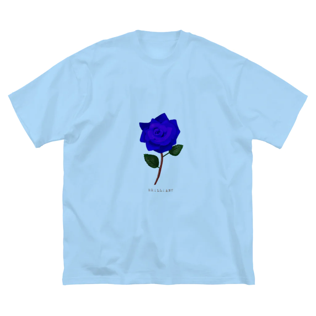 🍄ですこ🍄のBlue Rose “BRILLIANT” 루즈핏 티셔츠