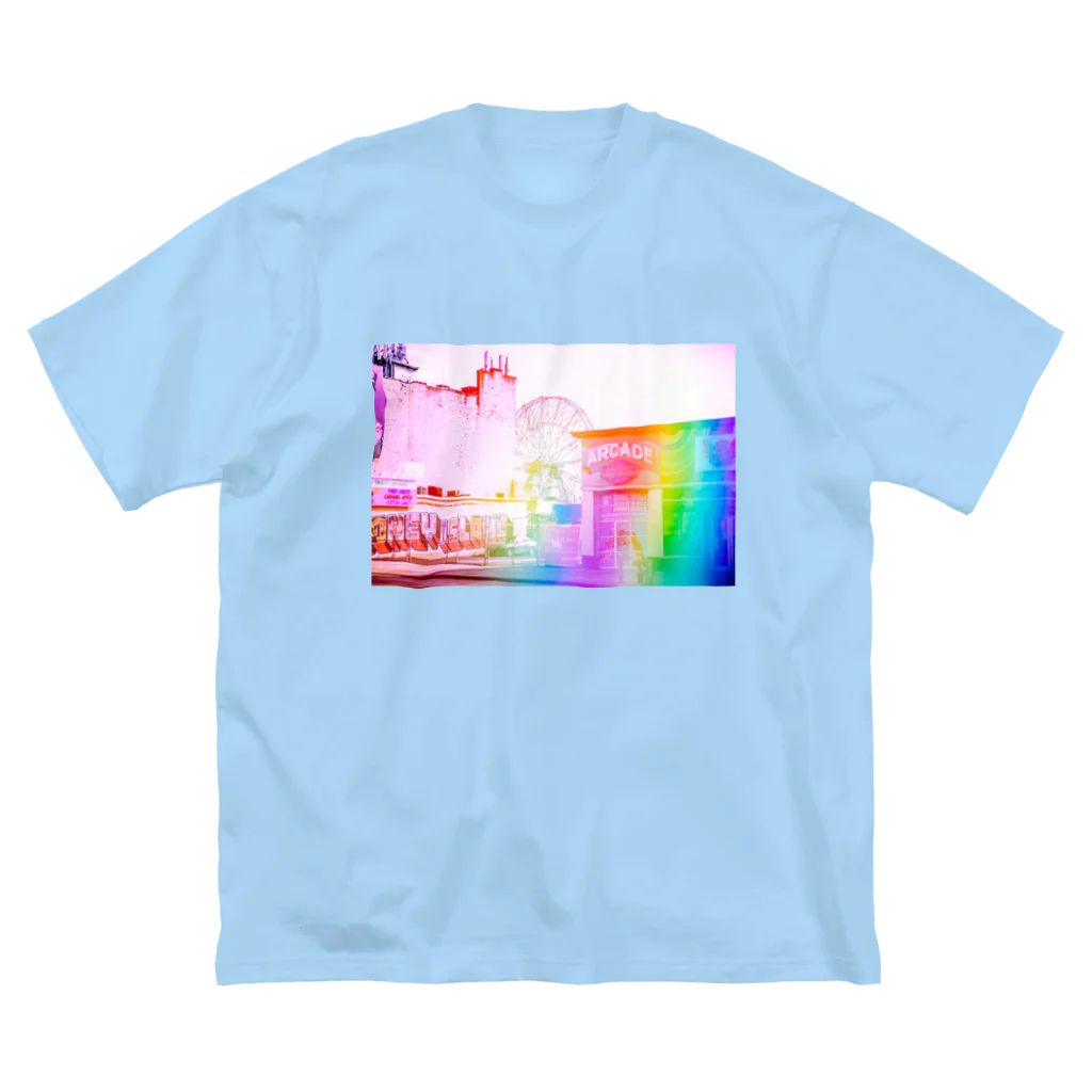 NEON LIGHT STARSのwonderland ビッグシルエットTシャツ