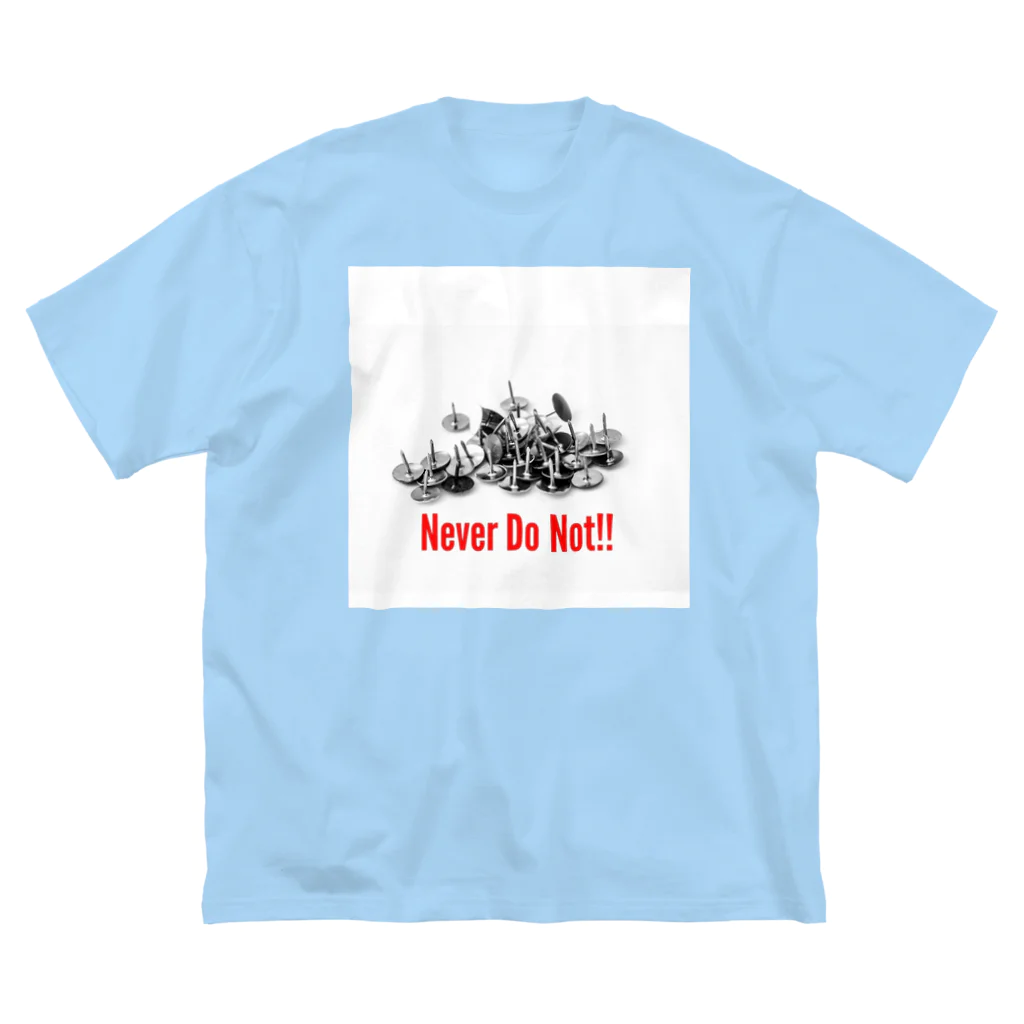 Never Do Not!!の画鋲くん ビッグシルエットTシャツ