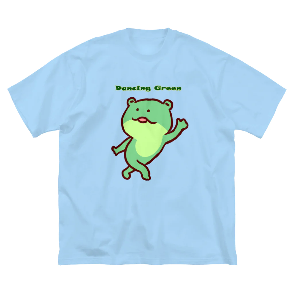 マゴロミ。のダンシンググリーン ビッグシルエットTシャツ