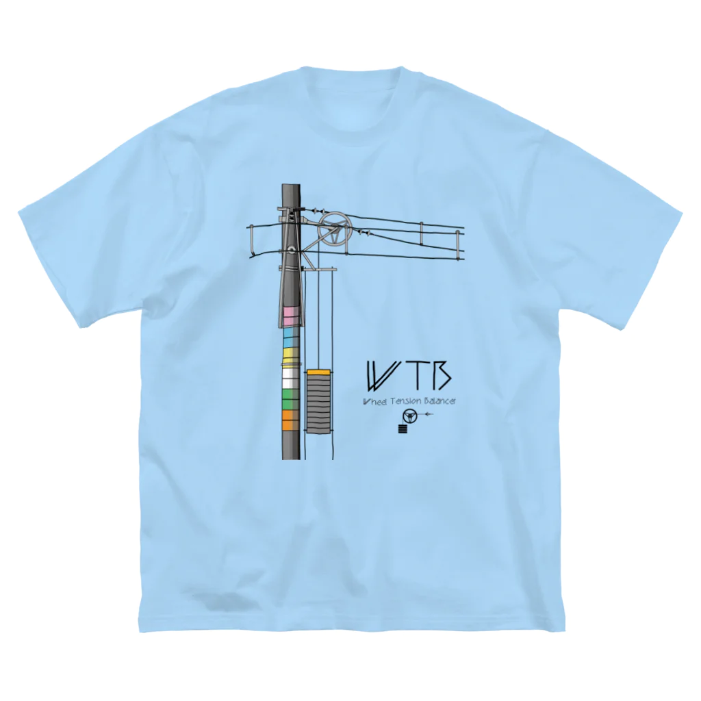 新商品PTオリジナルショップのWTBと電柱（高崎エリア） Big T-Shirt