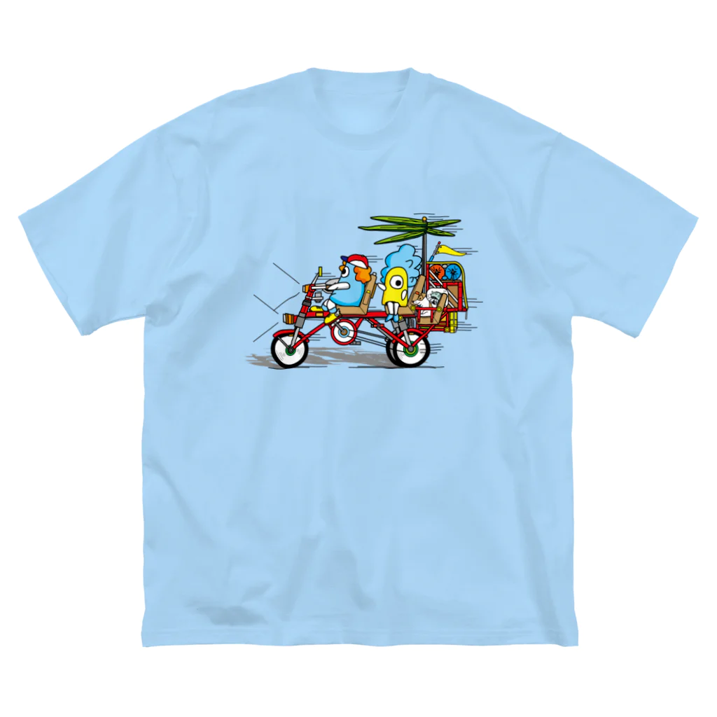 sakotsu600のキャンプファミリー ビッグシルエットTシャツ