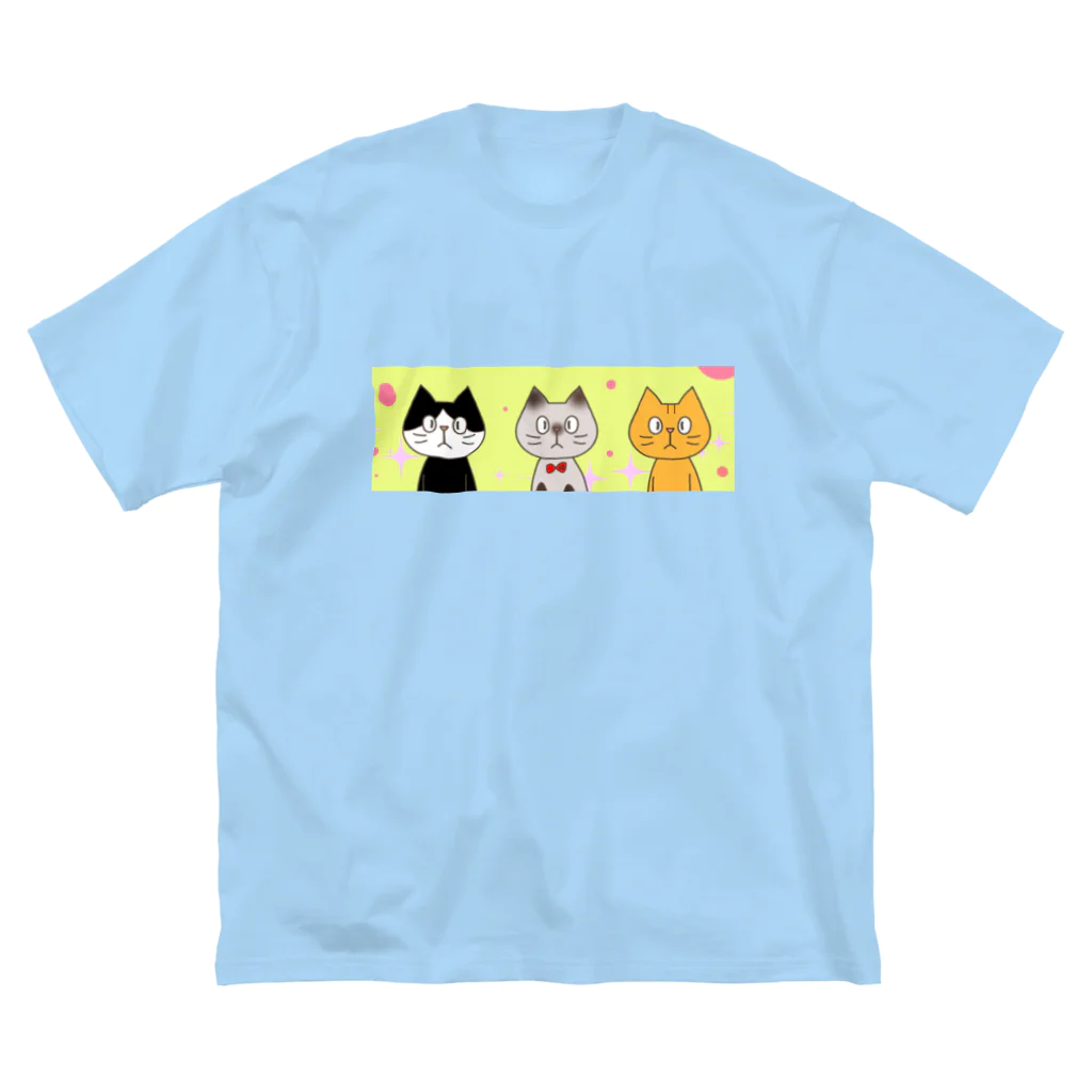 テンちゃんの店のにゃんトリオ Big T-Shirt