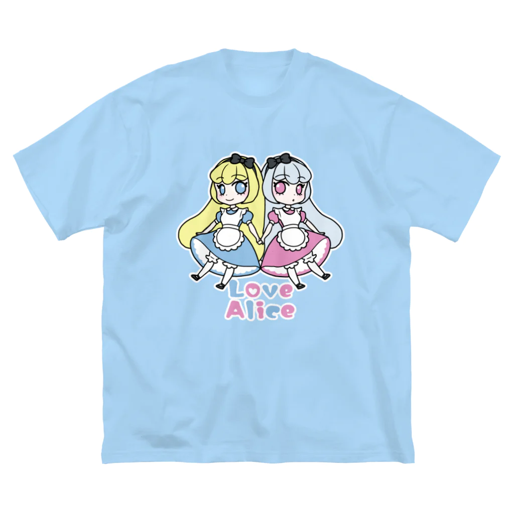 緒環碧織(おだまき あおり)のLoveAlice ビッグシルエットTシャツ