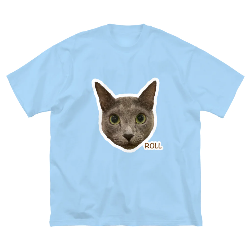 猫カフェ ぶぅたんグッズショップの絵文字ロルくん ビッグシルエットTシャツ