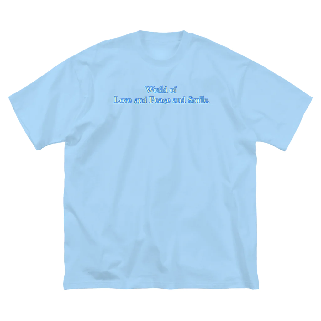 Mona♡ChirolのWorld of Love＆Peace＆SmileーBlue Vol.③ー ビッグシルエットTシャツ