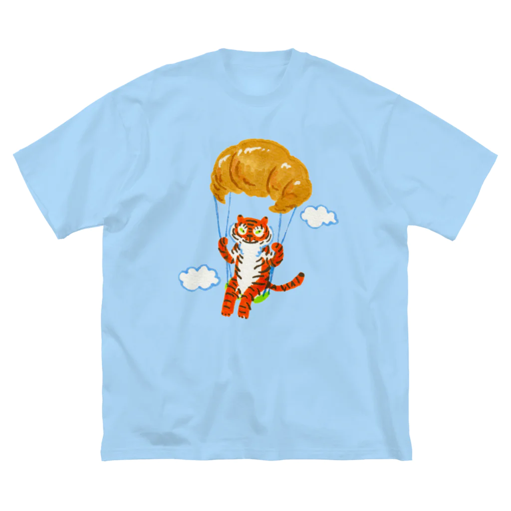 segasworksのクロワッサンとトラちゃん ビッグシルエットTシャツ