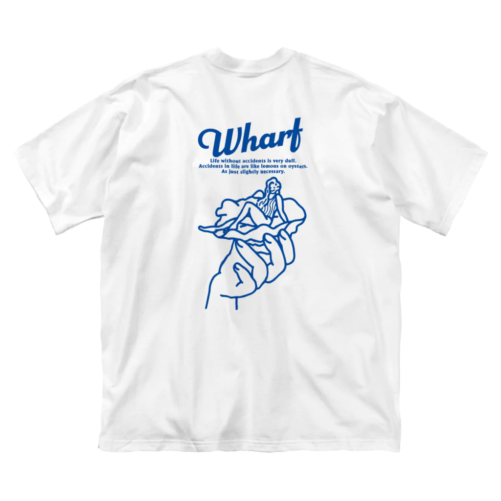 wataruhanの牡蠣ガール ビッグシルエットTシャツ