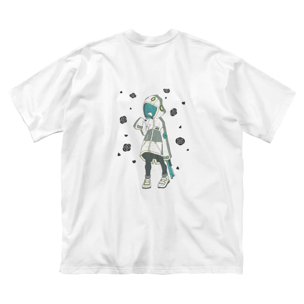 nenikireのフードちゃん ビッグシルエットTシャツ