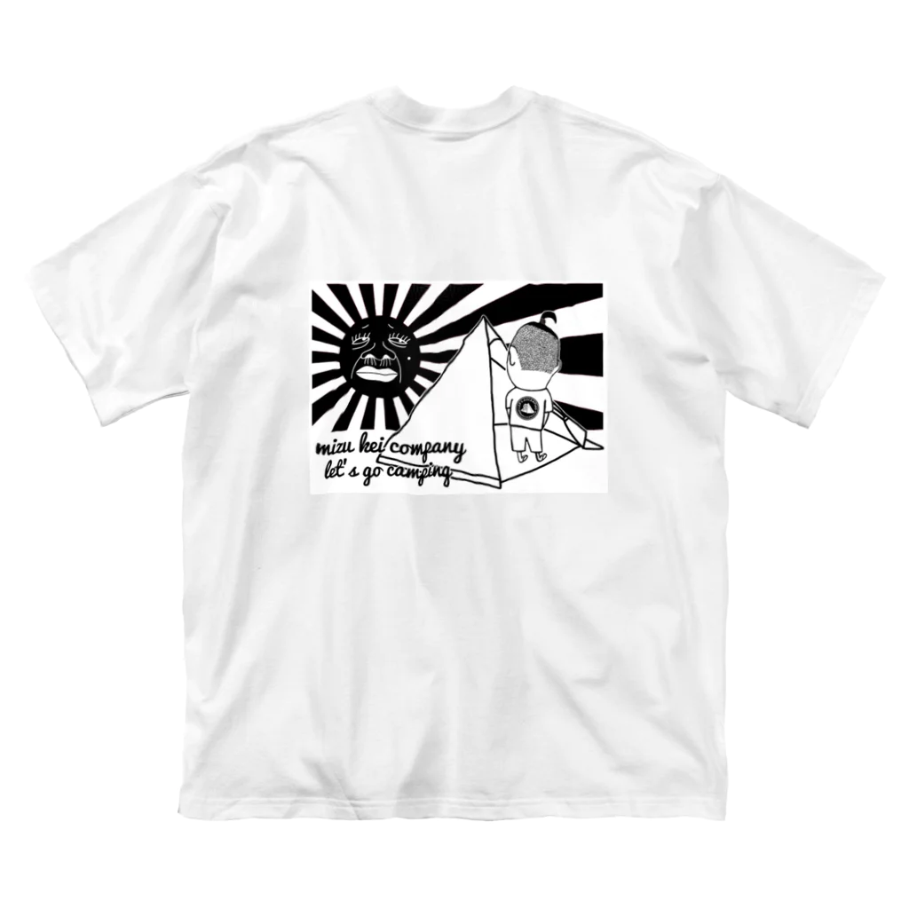 けいチャン🌽化け物製造工場の日章カラー ビッグシルエットTシャツ