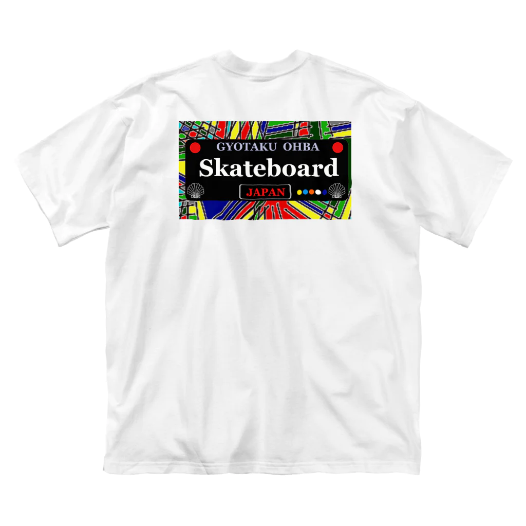 G-HERRINGのSkateboard；スケートボード。 ビッグシルエットTシャツ
