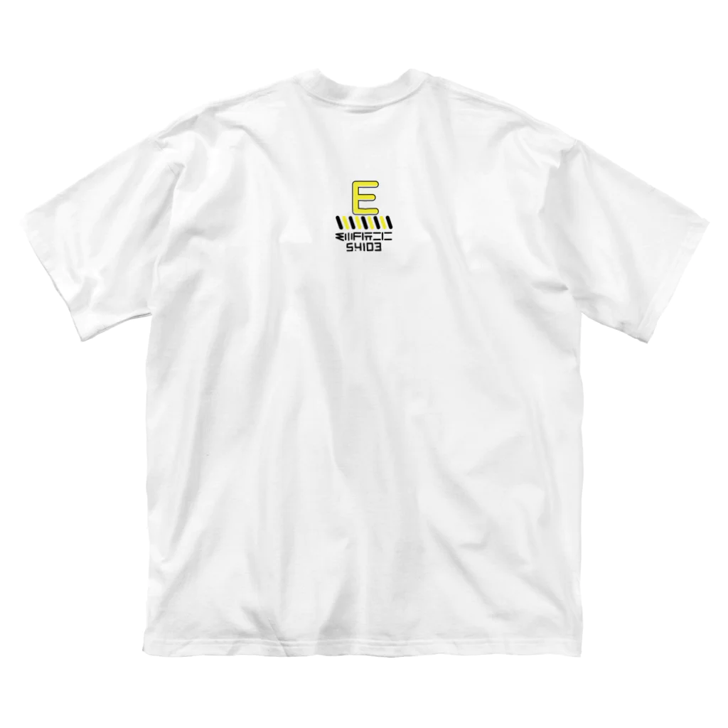 CHICHIZŌの紙垂 (黄) ビッグシルエットTシャツ