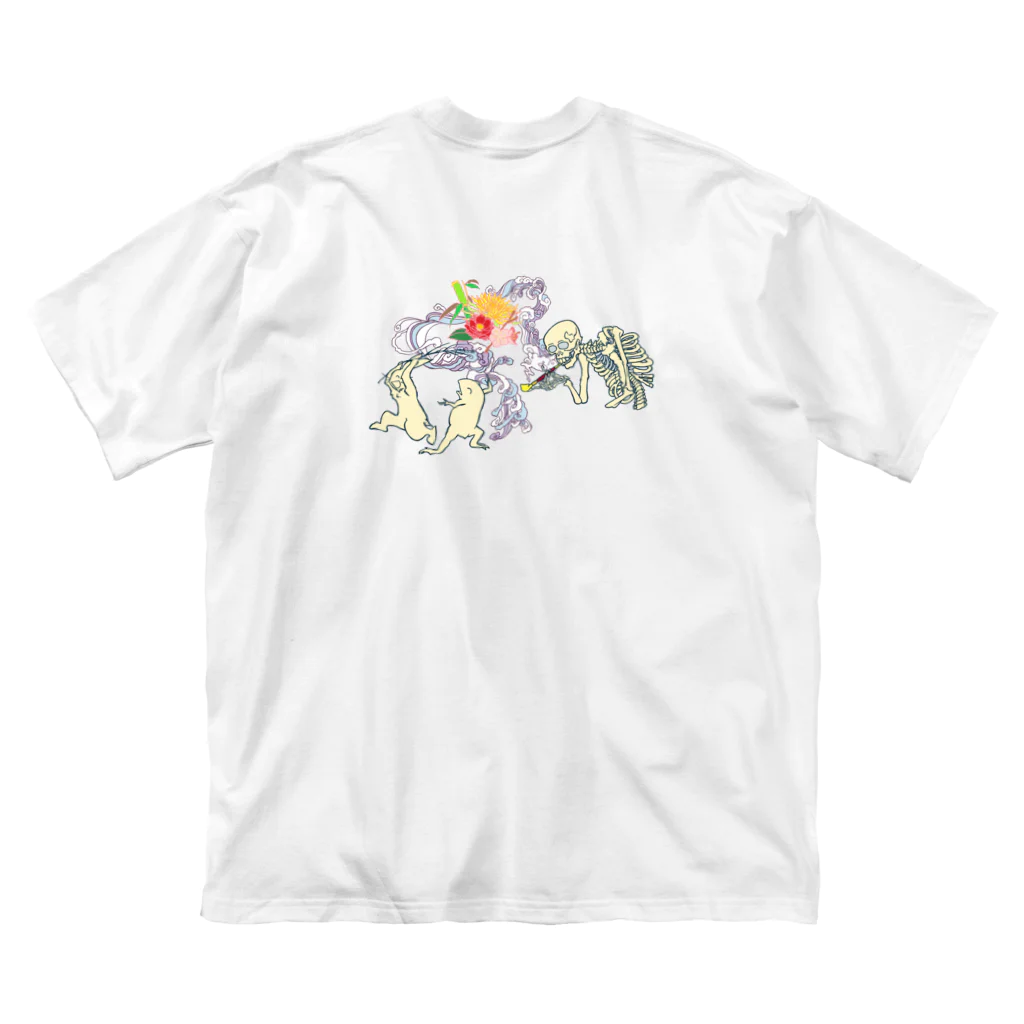 GOODS SHOP【そぞろな小窓】 SUZURI店の[バックプリント]【ソイヤッ‼】 ビッグシルエットTシャツ