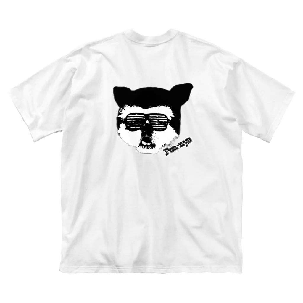CHUNTANのPen-nya da-nya(シロクロ) ビッグシルエットTシャツ