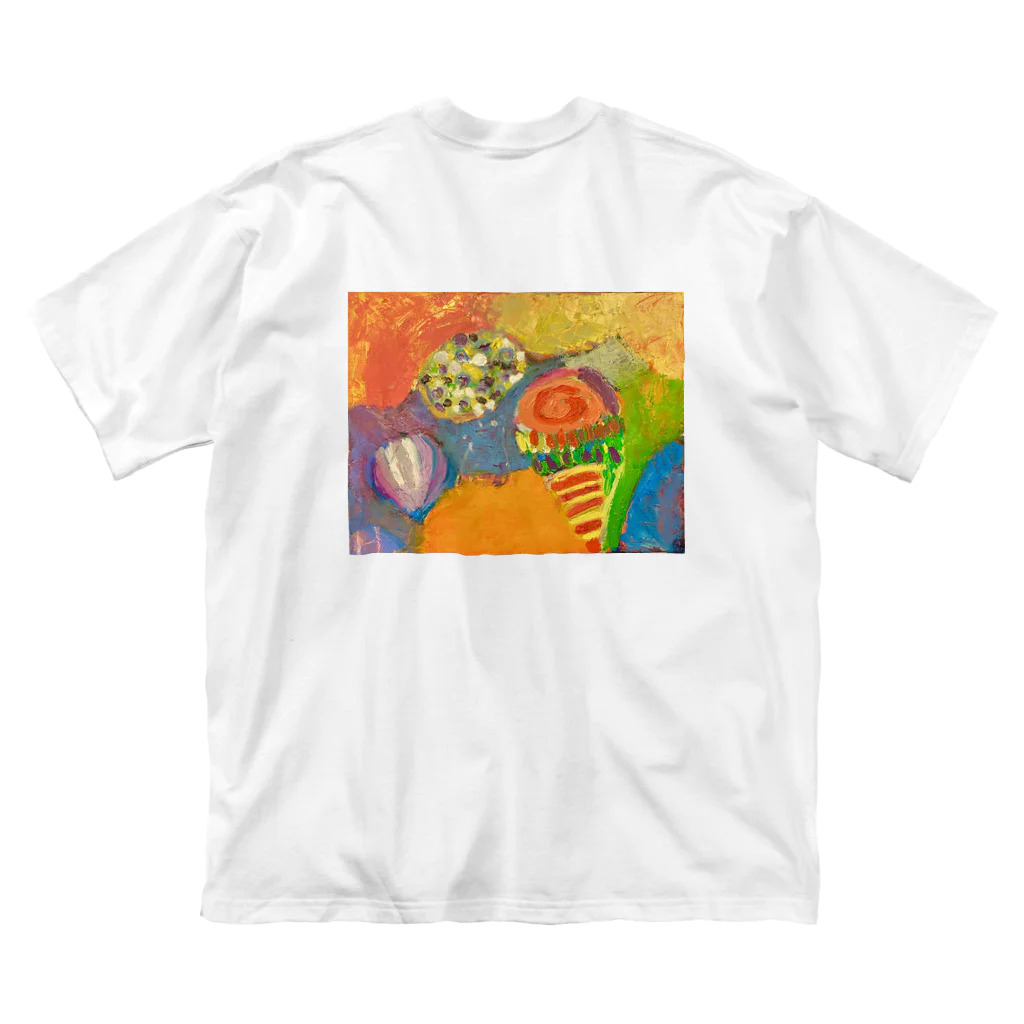 ムスメアートのOil art 2 ビッグシルエットTシャツ
