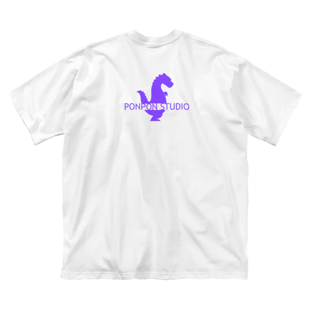 PONPON STUDIOのビッグ［PONPON FRIENDS SERIES］ Big T-Shirt