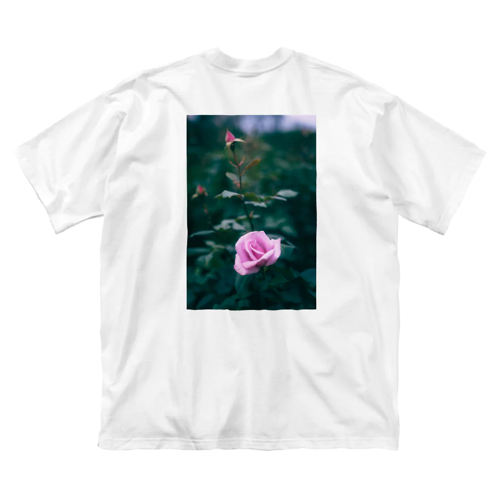 narumi_roseのPink Rose Big T-Shirt