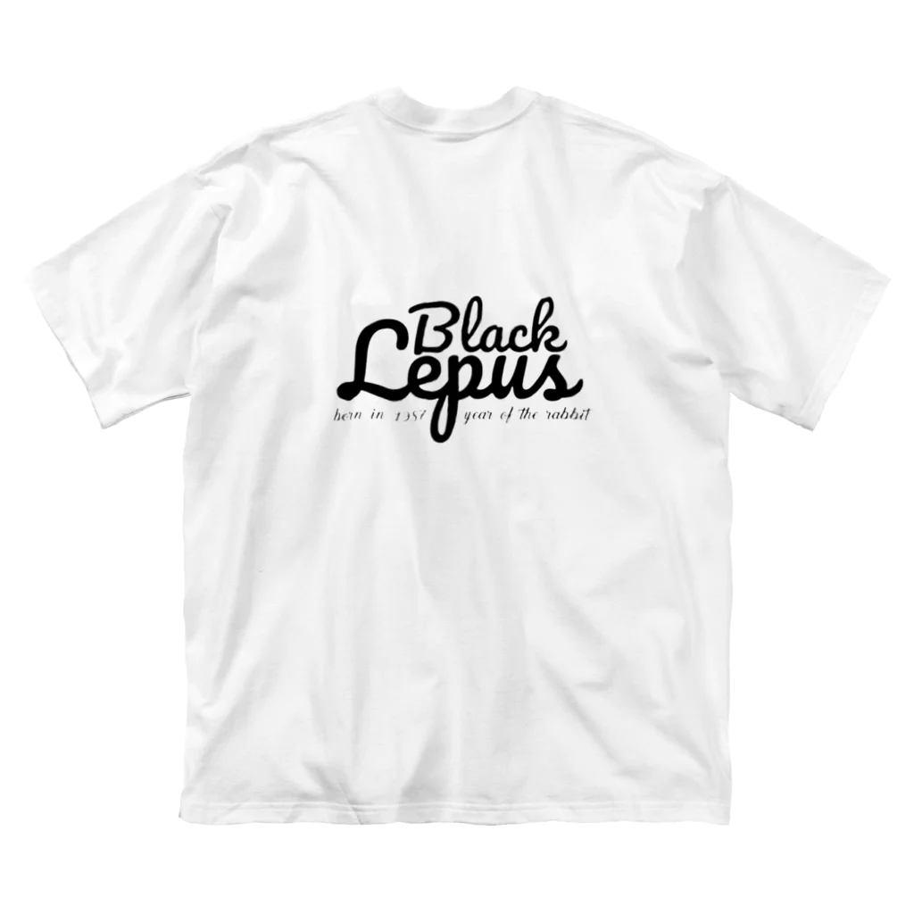  Black LepusのLepusロゴ Big T-Shirt