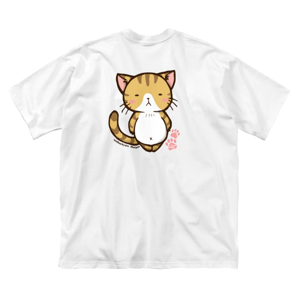 MarchenCatののほほんネコさん【まいぽん】 ビッグシルエットTシャツ