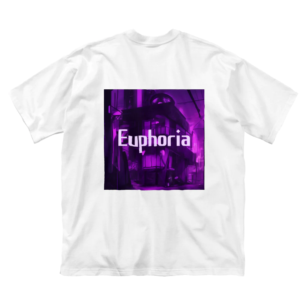 EuphoriaのEuphoria street LOGO  ビッグシルエットTシャツ