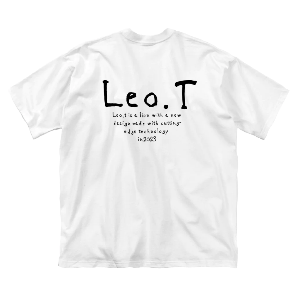 Leo.T Shopのライオンアート　Leo.T ビッグシルエットTシャツ