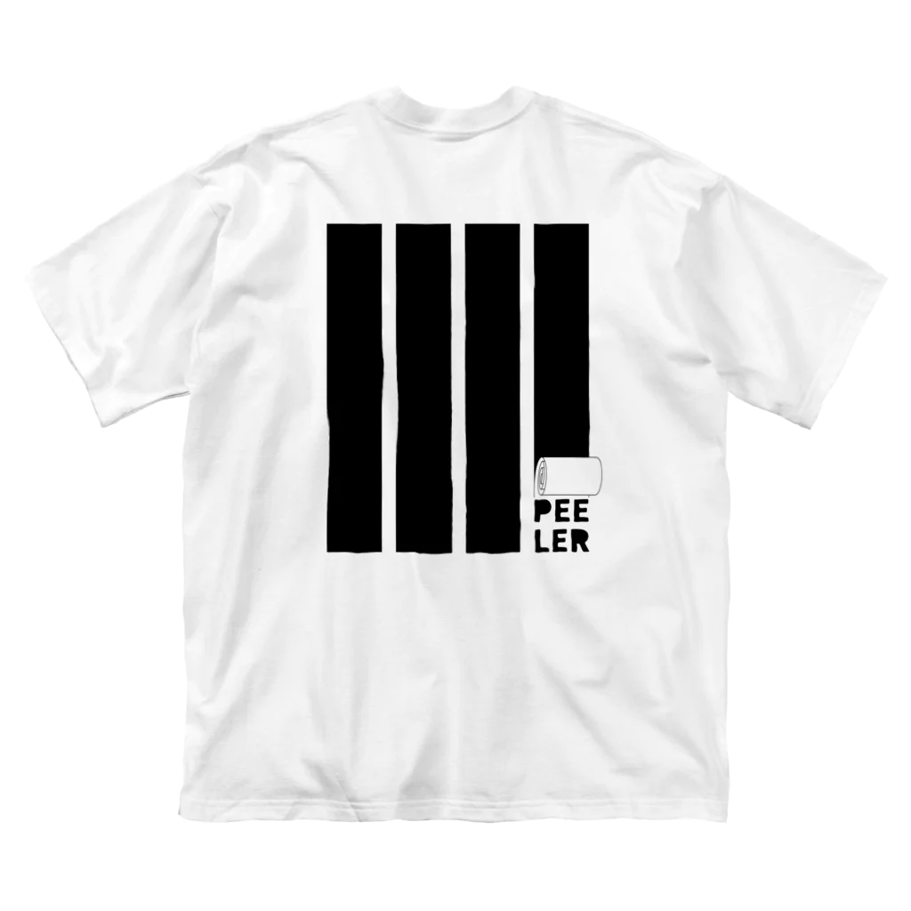 Creative store MのPEELER-08(BK) ビッグシルエットTシャツ
