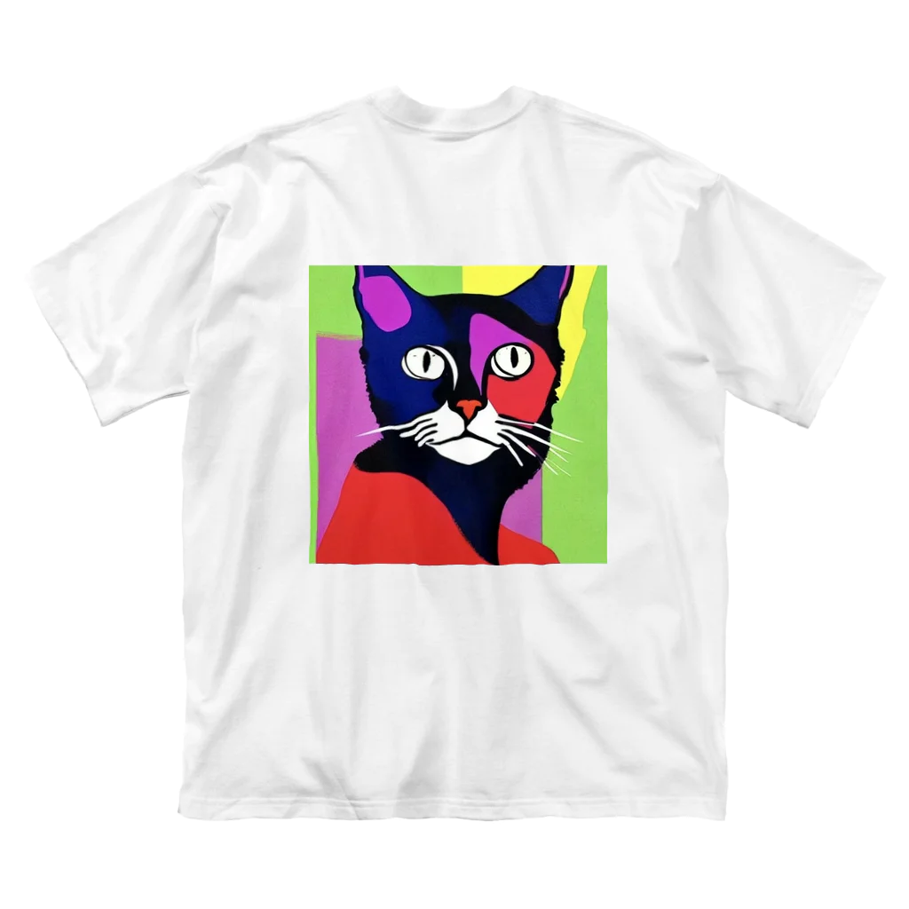 SuperTrioのCOLOR CAT ビッグシルエットTシャツ