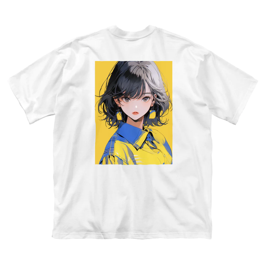 yanagi029のワイシャツ女子 Big T-Shirt