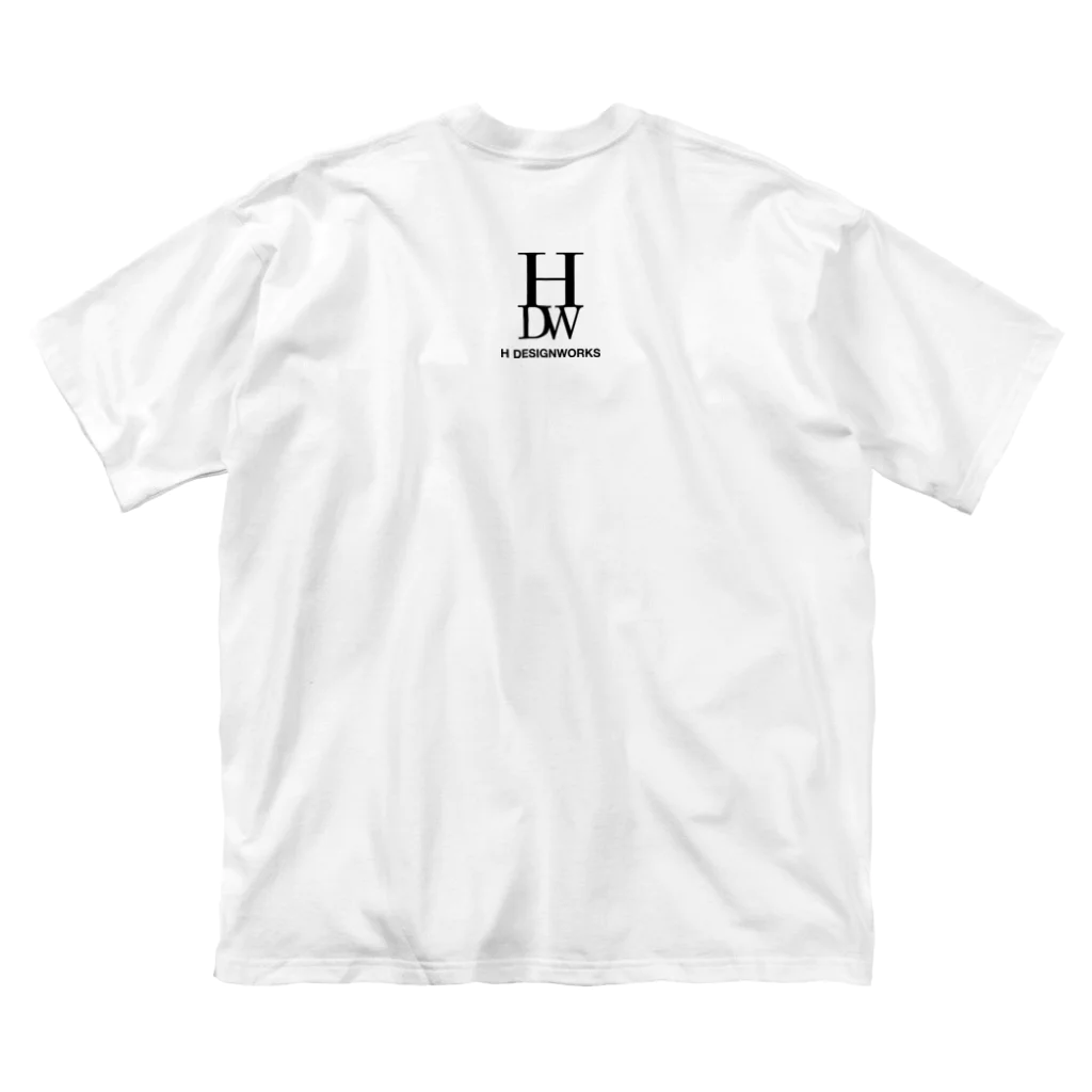 HDWの裁ち鋏 ビッグシルエットTシャツ