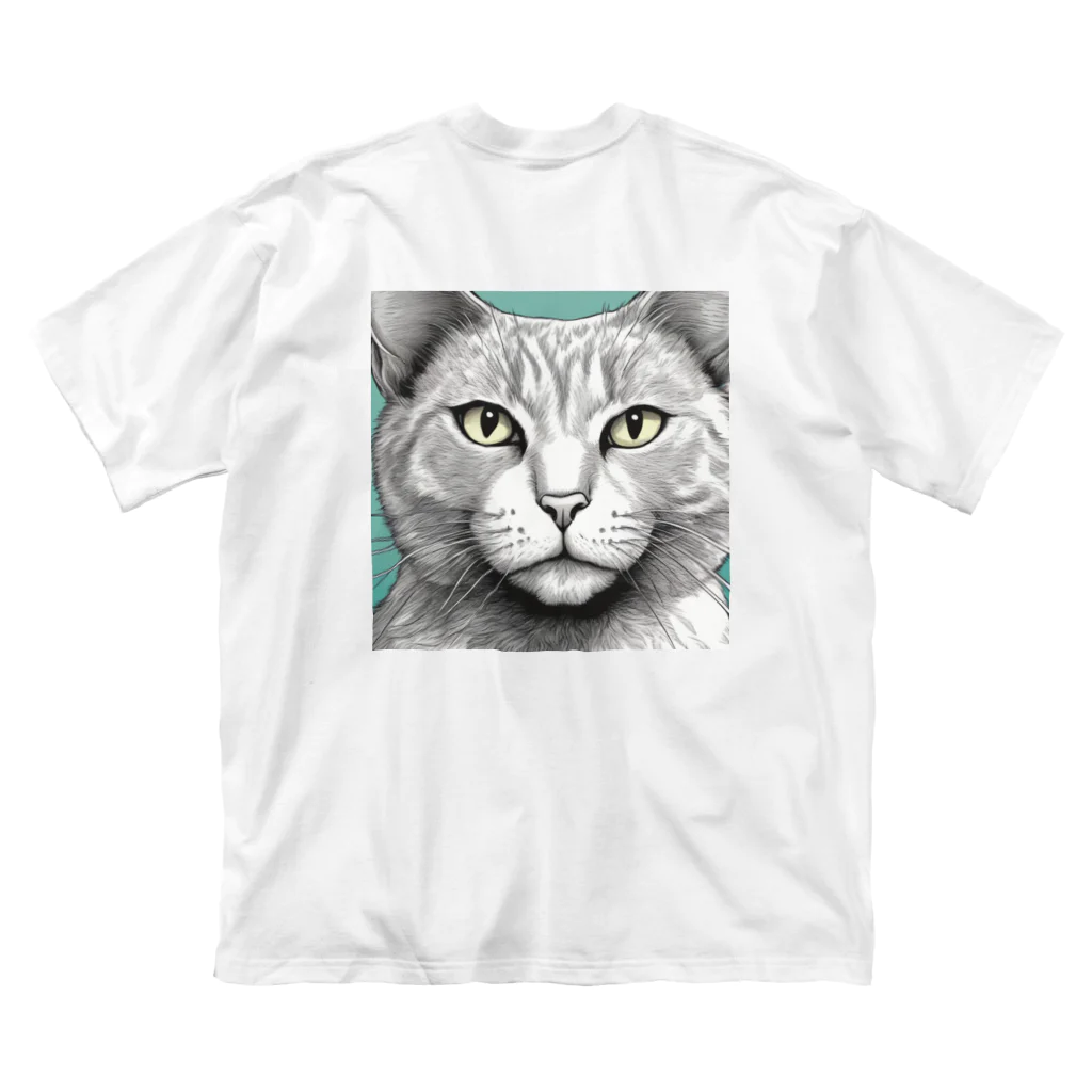 にゃんこーねこのドアップ猫 Big T-Shirt