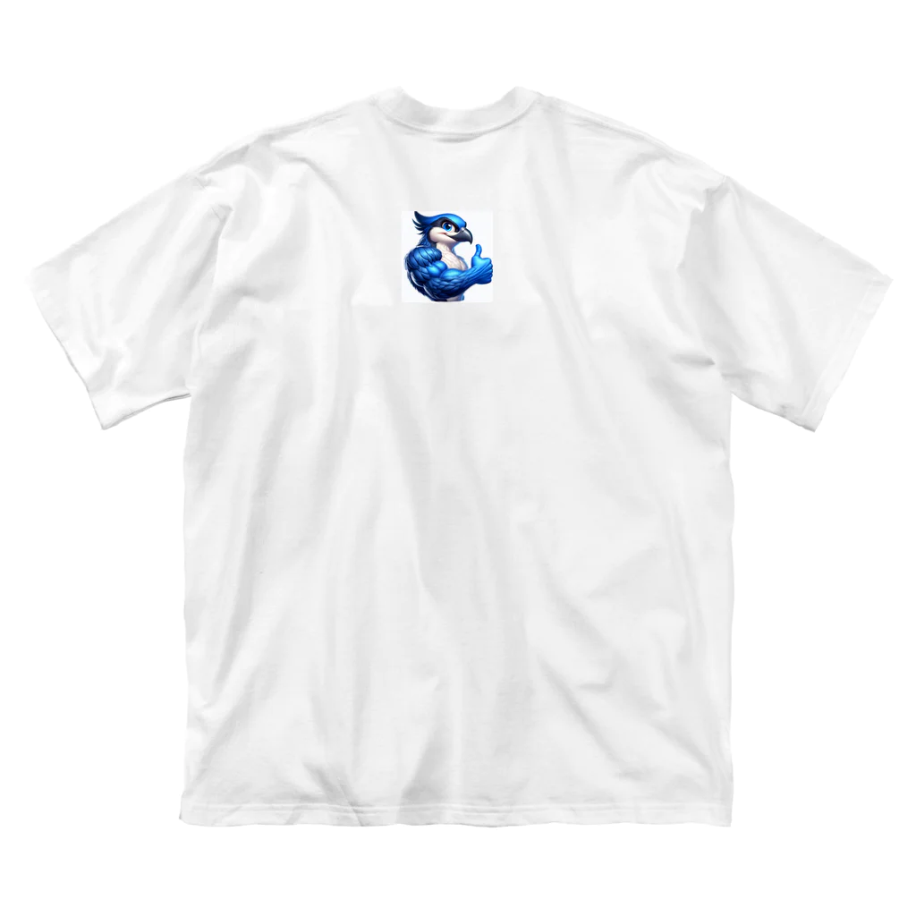 yamasho24のご機嫌青い鳥 ビッグシルエットTシャツ