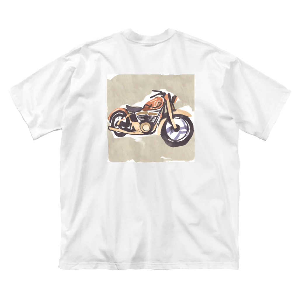 TILUのMotorcycle ビッグシルエットTシャツ