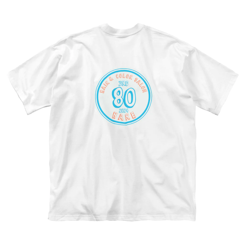 HAIR & COLOR SALON 80【HARE】の80マスコットキャラ ビッグシルエットTシャツ