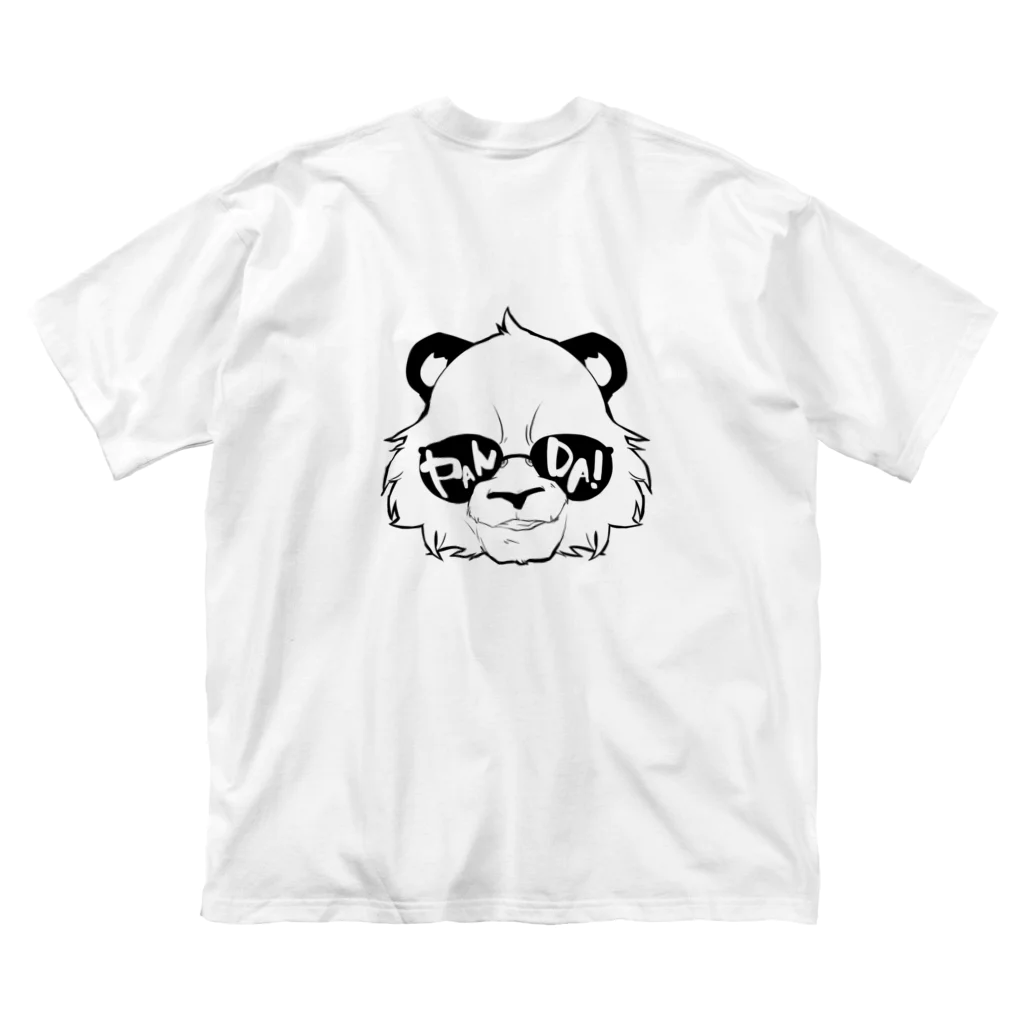 キナコのグラサンパンダモノクロ Big T-Shirt